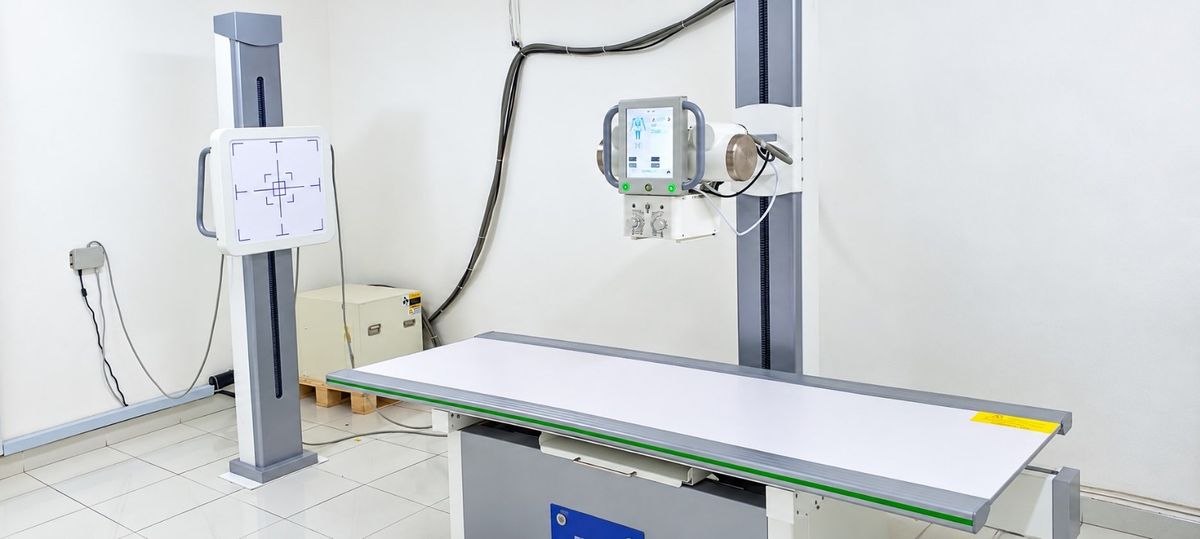 Digital X-ray room at Oman Medical Services
